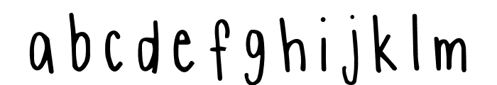Ebony Regular Font LOWERCASE