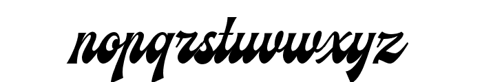 Ecentric Font LOWERCASE