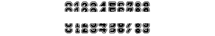 Echoline Varsity Stacked Monogr Font OTHER CHARS