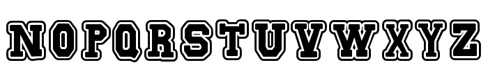 Echoline Varsity Font LOWERCASE