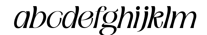 Ectogenic Italic Font LOWERCASE