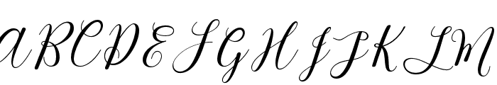 Edegisha-Regular Font UPPERCASE