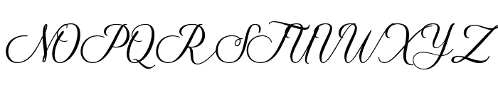 Edelweis-Regular Font UPPERCASE