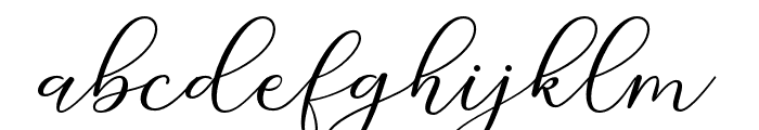 Edelweis-Regular Font LOWERCASE