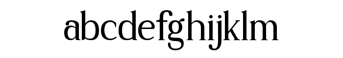 EditorGifted-Regular Font LOWERCASE