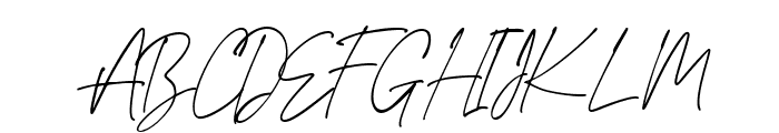 Edward Signature Font UPPERCASE