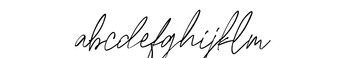 Edward Signature Font LOWERCASE