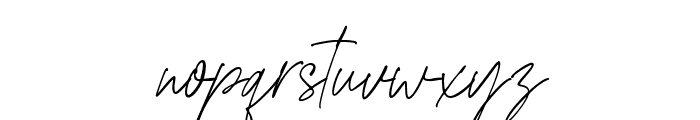 Edward Signature Font LOWERCASE