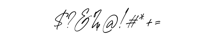 EdwardSignature Font OTHER CHARS