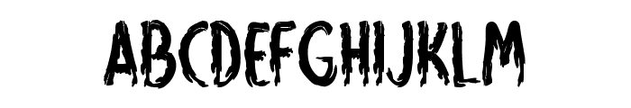 Eerie House Font UPPERCASE