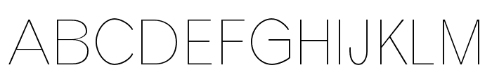 Effren-Thin Font UPPERCASE