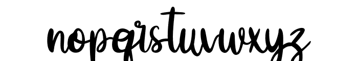 Efi Handwritten Font LOWERCASE