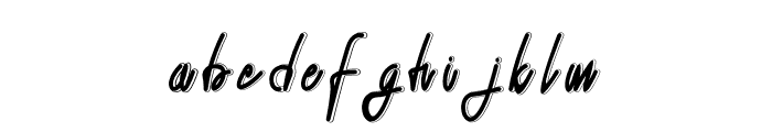 Efline Alean Font LOWERCASE