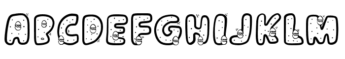 Eggnog Font UPPERCASE