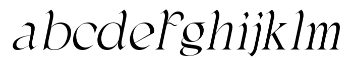 Egmond-Italic Font LOWERCASE