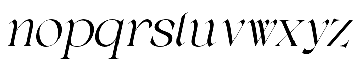 Egmond-Italic Font LOWERCASE