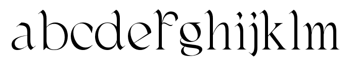 Egmond-Regular Font LOWERCASE