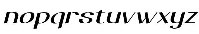 Egovu-Slant Font LOWERCASE