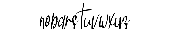 Eidelweis Signature Font LOWERCASE
