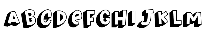 Eight-Regular Font LOWERCASE