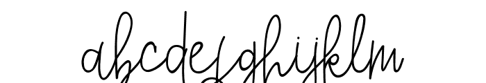 Eighties Signature Font LOWERCASE