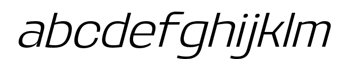 EightyStarlight-ExtLtIta Font LOWERCASE