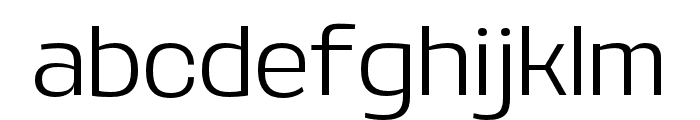 EightyStarlight-ExtraLight Font LOWERCASE