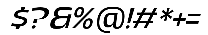 EightyStarlight-Italic Font OTHER CHARS
