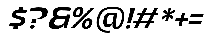 EightyStarlight-MediumItalic Font OTHER CHARS
