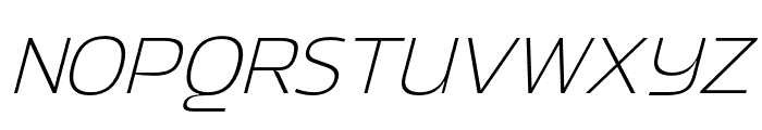 EightyStarlight-ThinItalic Font UPPERCASE