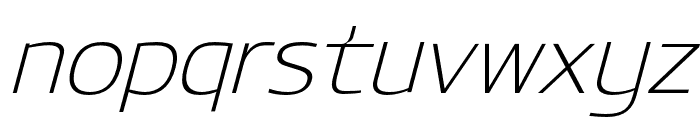EightyStarlight-ThinItalic Font LOWERCASE