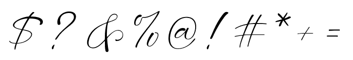 EileeSmith-Regular Font OTHER CHARS