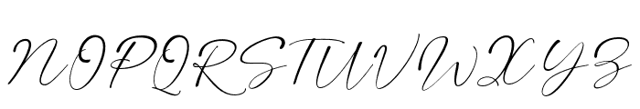 EileeSmith-Regular Font UPPERCASE