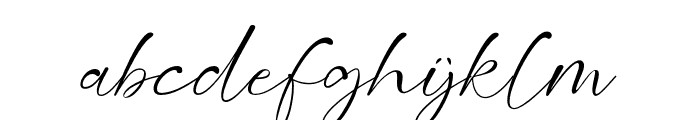 EileeSmith-Regular Font LOWERCASE