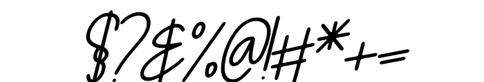 Eillayva Italic Font OTHER CHARS