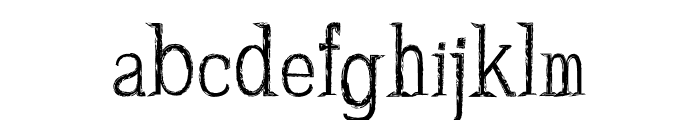 EilonRegular Font LOWERCASE