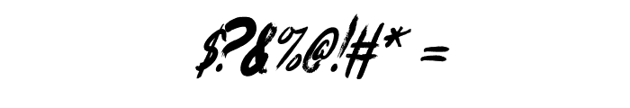 Eisley-Italic Font OTHER CHARS