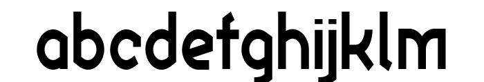 Ekela Bold Condensed Font LOWERCASE