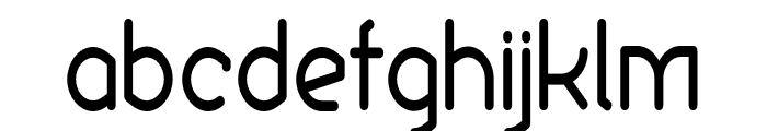 Ekela Circle Regular Condensed Font LOWERCASE