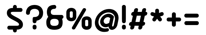 Ekela Circle SemiBold Font OTHER CHARS