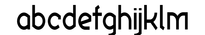 Ekela Medium Condensed Font LOWERCASE