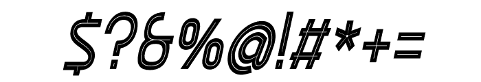Ekela Punch Medium Condensed It Condensed Medium Italic Font OTHER CHARS