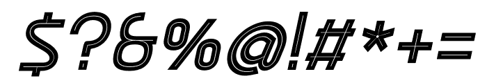 Ekela Punch Medium Italic Font OTHER CHARS