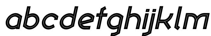 Ekela Punch SemiBold Italic Font LOWERCASE