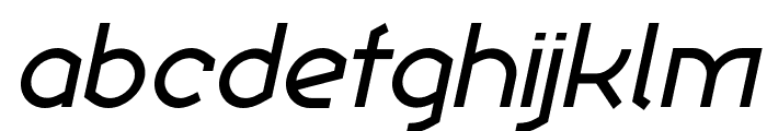 Ekela Regular Italic Font LOWERCASE