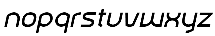 Ekela Regular Italic Font LOWERCASE