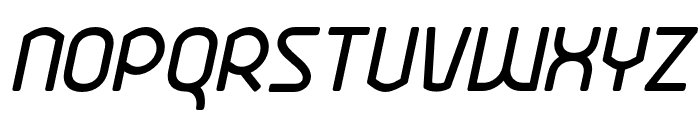 Ekela Round Regular Italic Font UPPERCASE