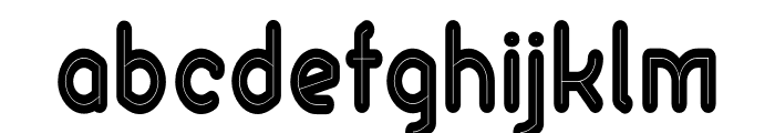 Ekela Rp Black Condensed Font LOWERCASE