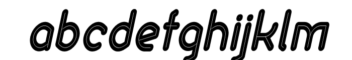 Ekela Rp ExtraBold Condensed Italic Font LOWERCASE