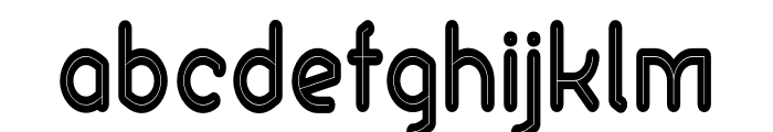 Ekela Rp ExtraBold Condensed Font LOWERCASE